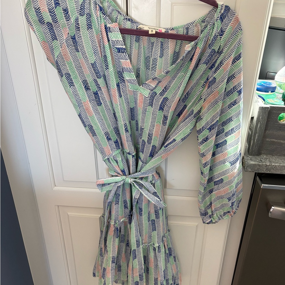 Lemlem Multicolor Patterned Mini Dress - image 1